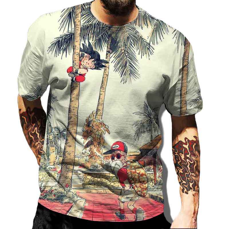 SDS003 Anime Vegeta T-shirt Dragon-Balls T-shirts Heren T-shirt Klassieke Herenkleding Harajuku Grafische Bedrukte Kleding Zomer Tops Tees XXXL