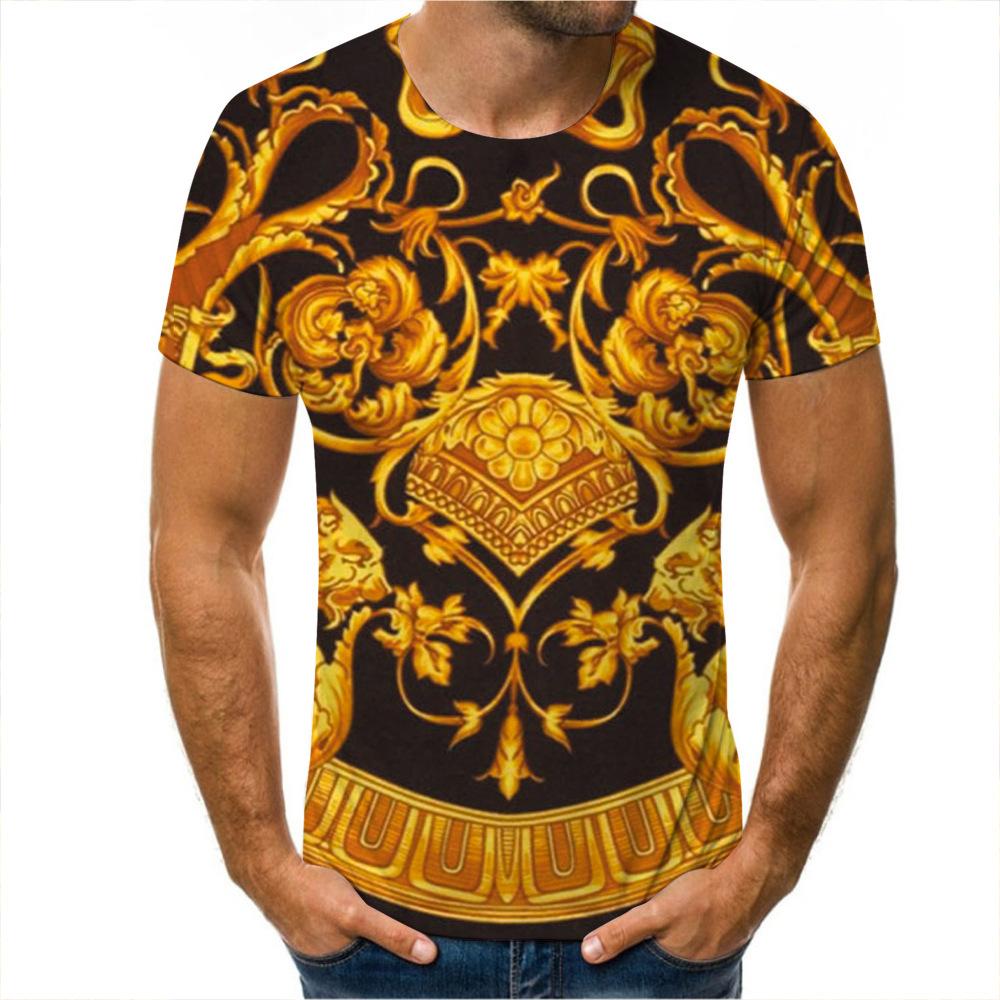 HerSight 3D T-shirt Man 3D-printen Tees Mode O-hals T-shirts Zomer Top Kleding Mannen Casual Korte Mouw T-shirts 6XL