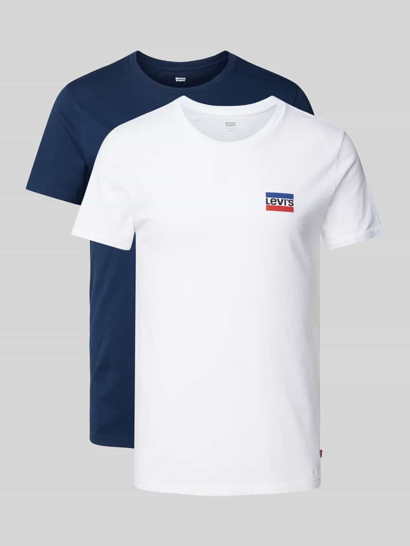Levi's T-shirt LE 2PK CREWNECK GRAPHIC (2-delig)