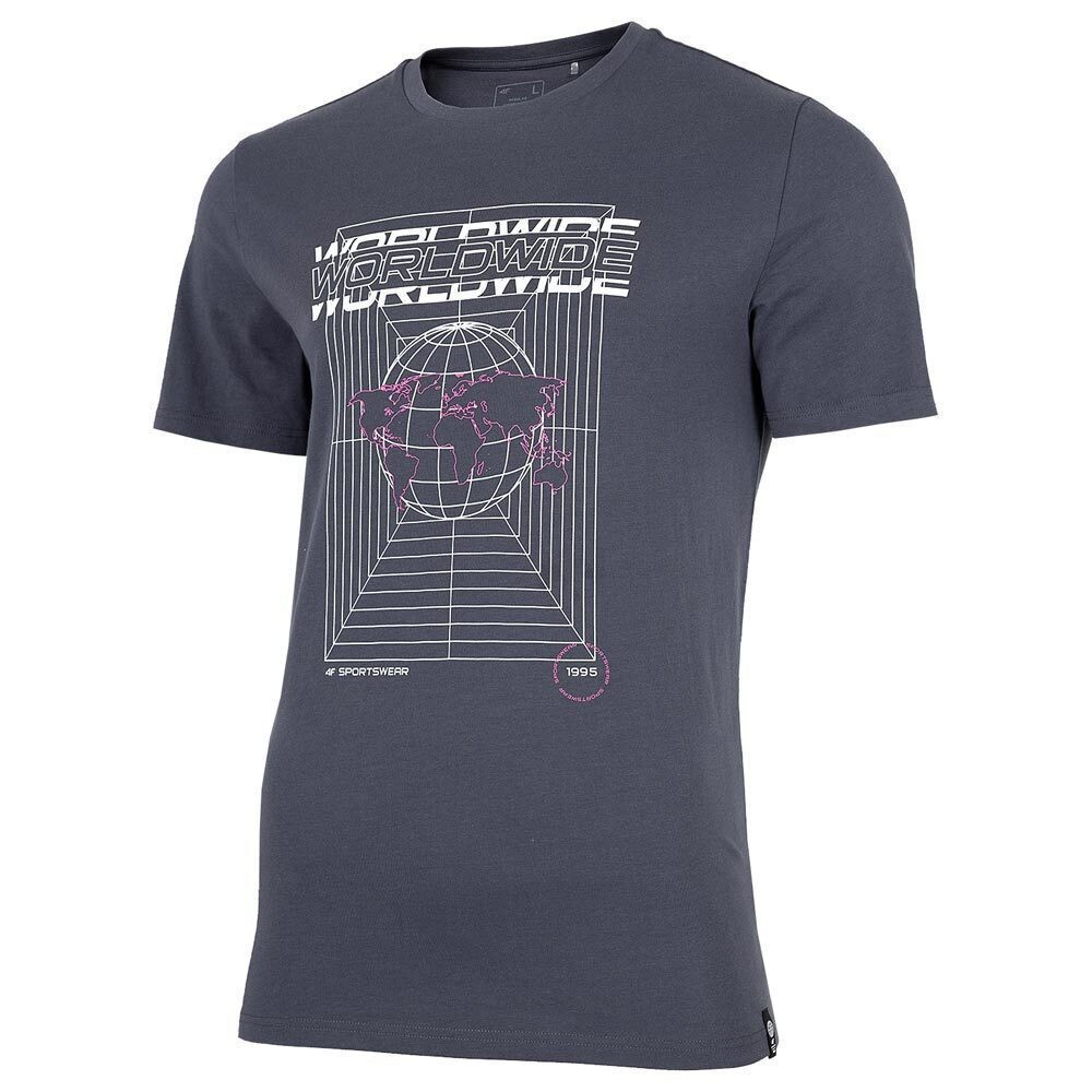 4F Heren globe t-shirt