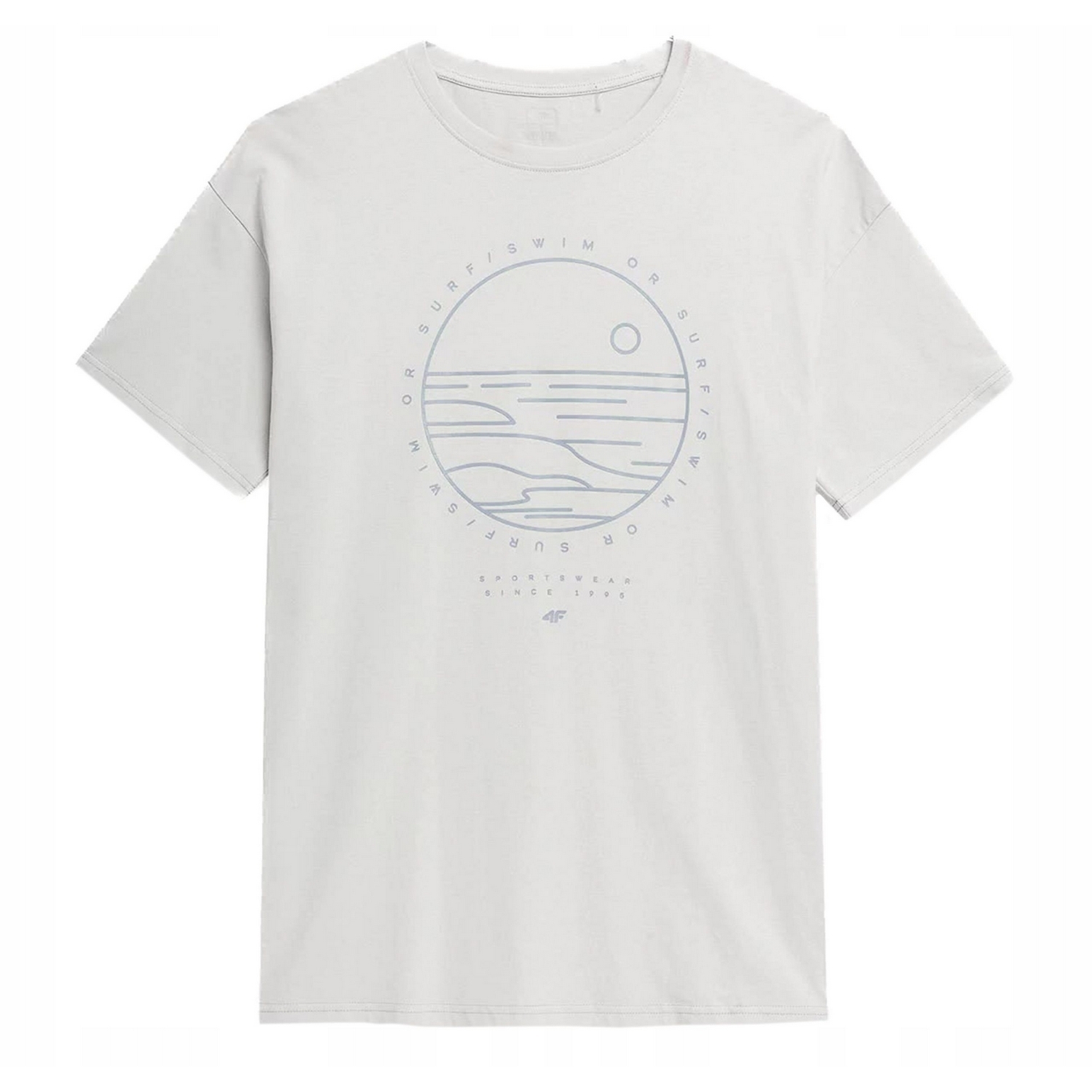 4F Heren t-shirt met opdruk