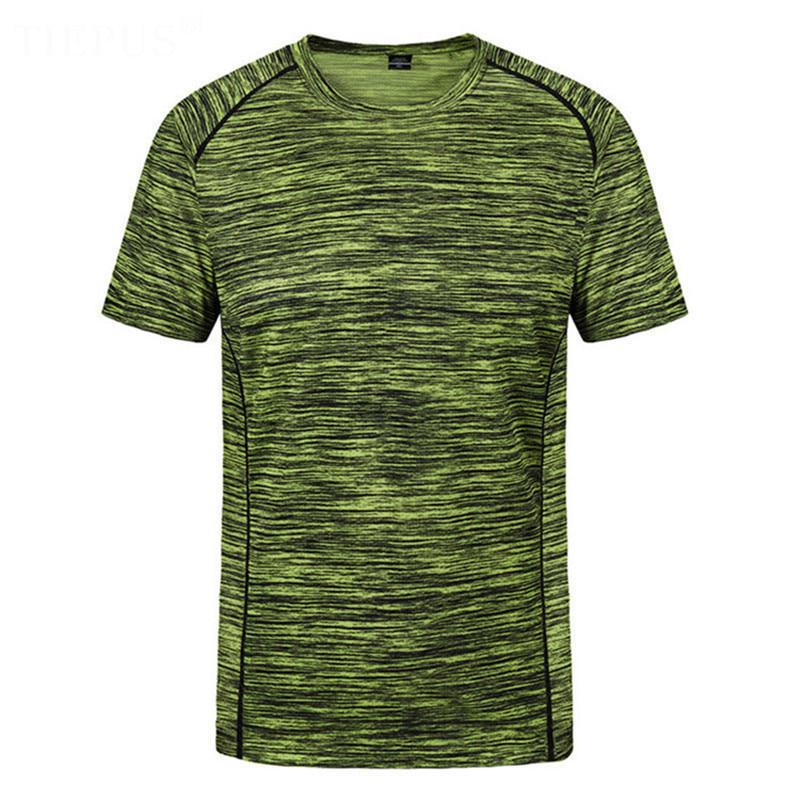 YL11KEEP Clothing Plus Size 8xl T-shirt Heren Creatief Eenvoudig Sneldrogend Ademend T-shirt Heren Zomer T-shirt 8XL groen