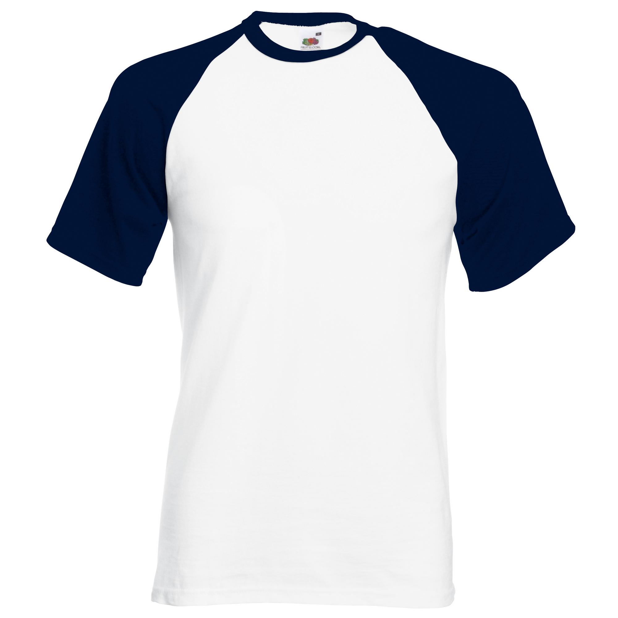 Fruit Of The Loom Honkbal T-shirt met korte mouwen voor heren 3XL