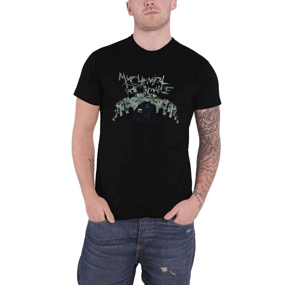 My Chemical Romance Mijn chemische romantiek Unisex volwassen ridderprocessie T-shirt S zwart