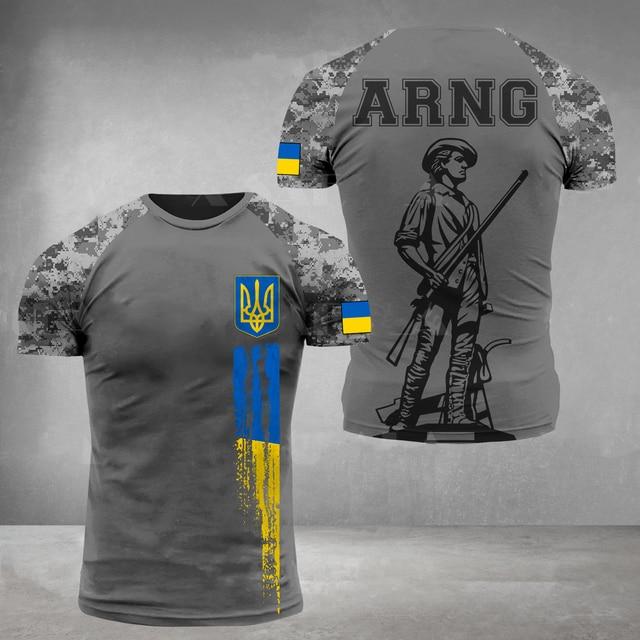 Xin nan zhuang ARMY-VETERAN 3D Print heren T-shirts Soldaat Casual Ronde Hals Losse Korte Mouw Camouflage Commando Mannen Kleding M