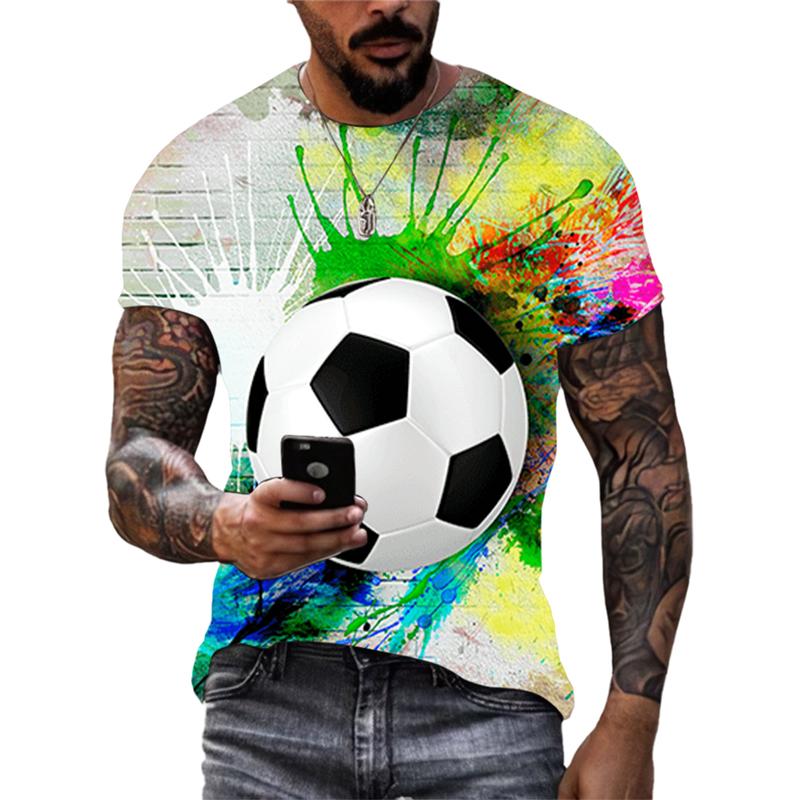 ETST WENDY 05 Zomer Mode Voetbal grafische t-shirts Hip Hop Grappige Persoonlijkheid streetwear mannen 3D Gedrukt Casual O-hals Korte Mouw Tees Top 3XL
