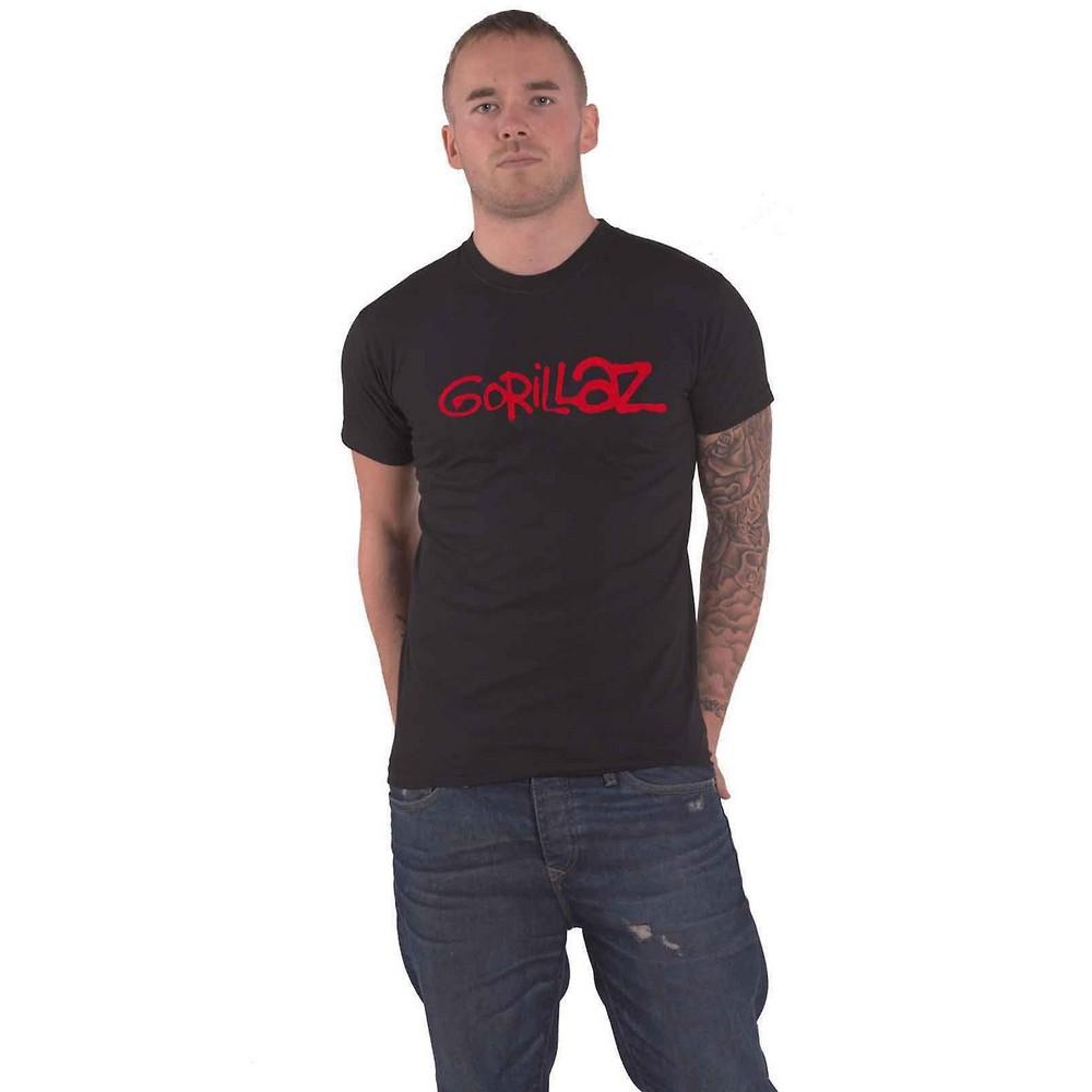 Pertemba FR - Apparel Gorillaz katoenen T-shirt met uniseks logo voor volwassenen M