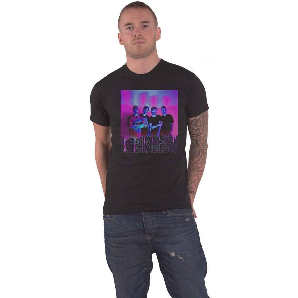 All Time Low Unisex volwassen wazig Monster katoenen T-shirt S zwart