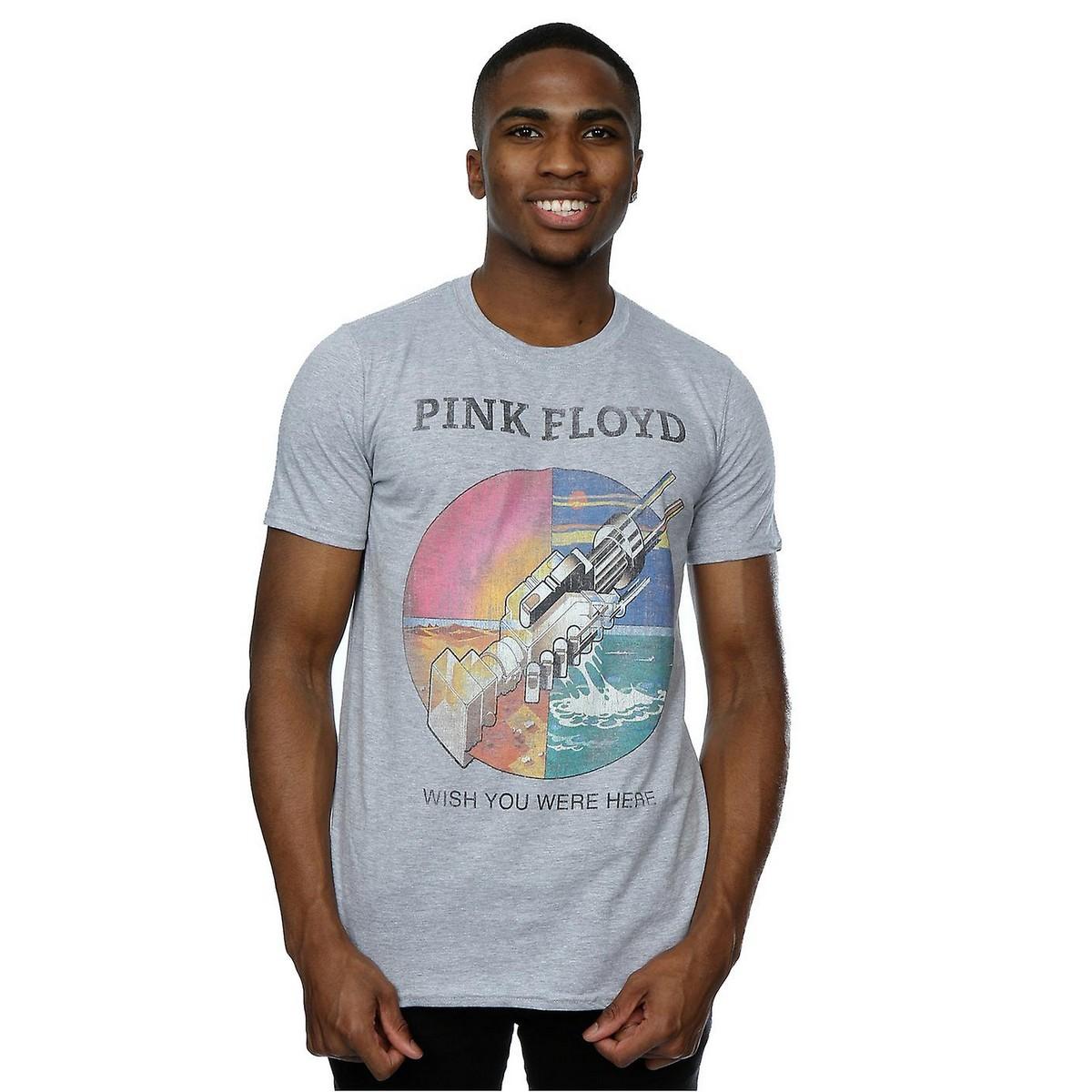 Pink Floyd Heren Wish You Were Here Heather T-shirt XXL grijs