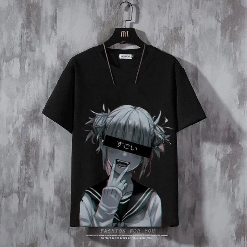 ETST 05 Casual heren T-shirt Stray Cat patroon bedrukt T-shirt Losse korte mouwen T-shirt Oversized herenkleding Tops Streetwear Zomer 6XL