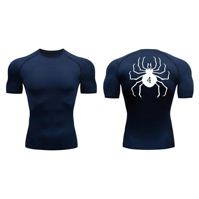 Boutique Clothing No.1 Anime Hunter X Hunter Compressie T-shirt Snel drogend Hardlopen Fitness Strakke sportkleding Zomer Ademende spin Korte mouw XL