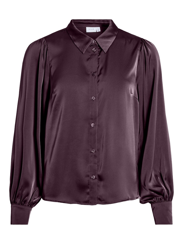 Vila Vienna ravenna ls balloon shirt noos bordeaux