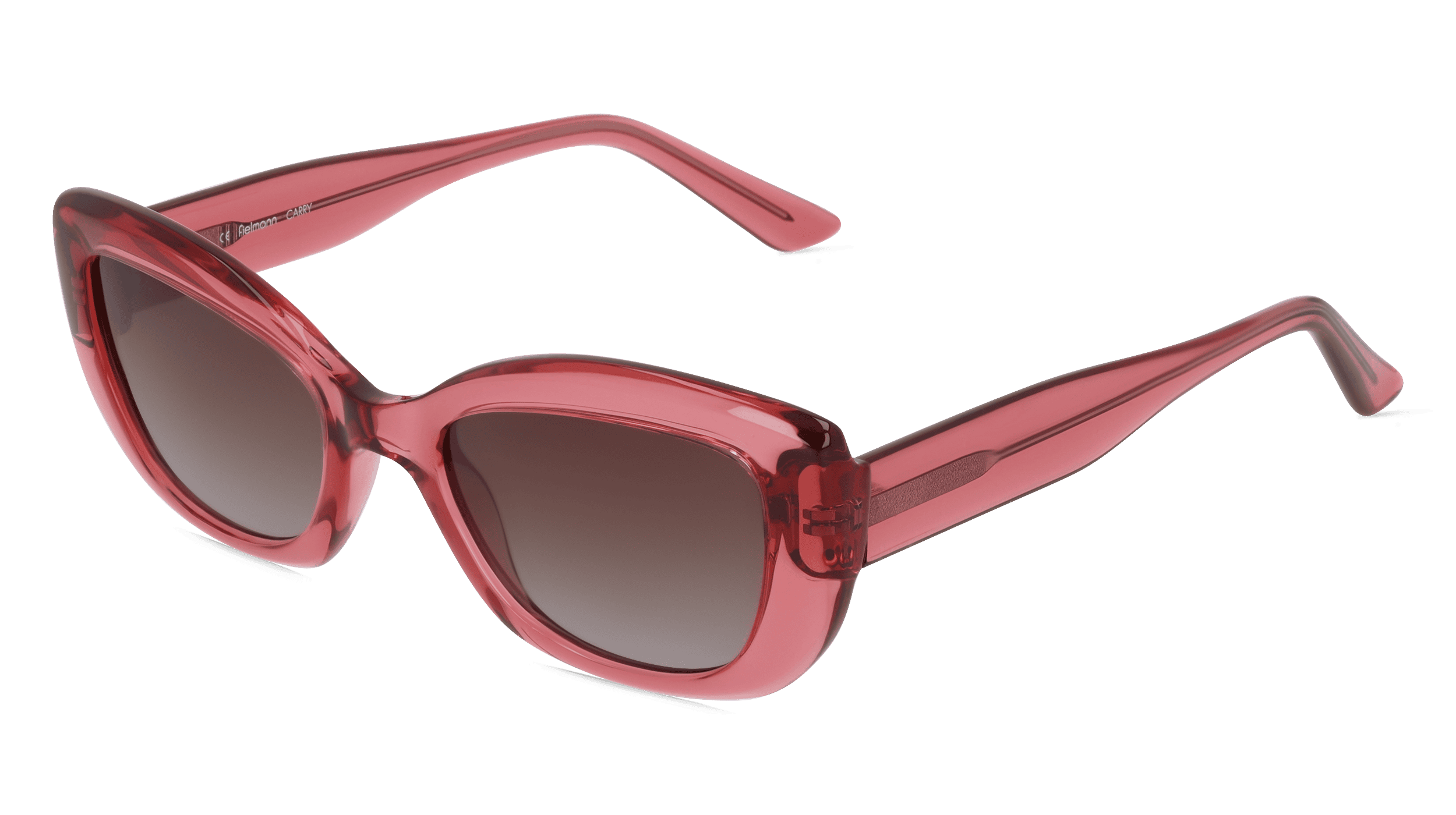 Fielmann OU 036 SUN FA CARRY Vrouwen Zonnebril, roze transparant