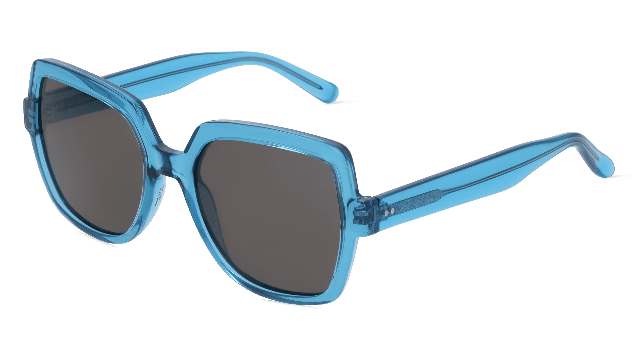 CHLOE SUN Vrouwen Zonnebril, blauw transparant