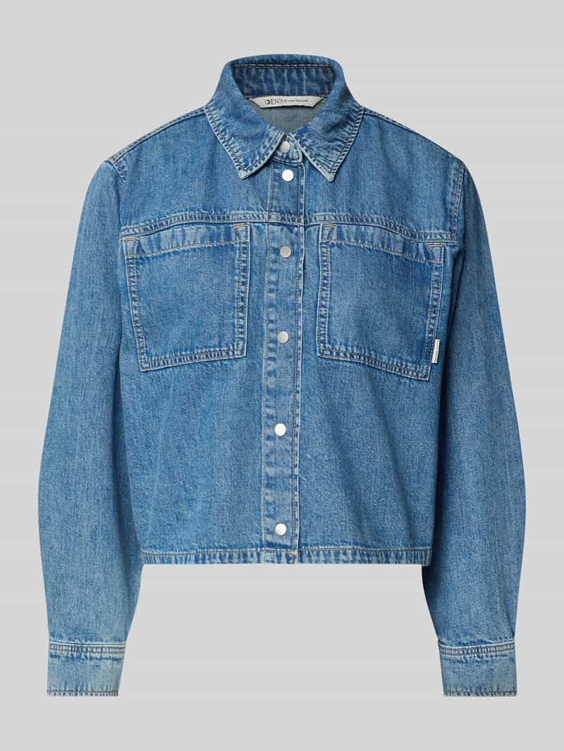 Tom Tailor Denim Jeans blouse met borstzakken