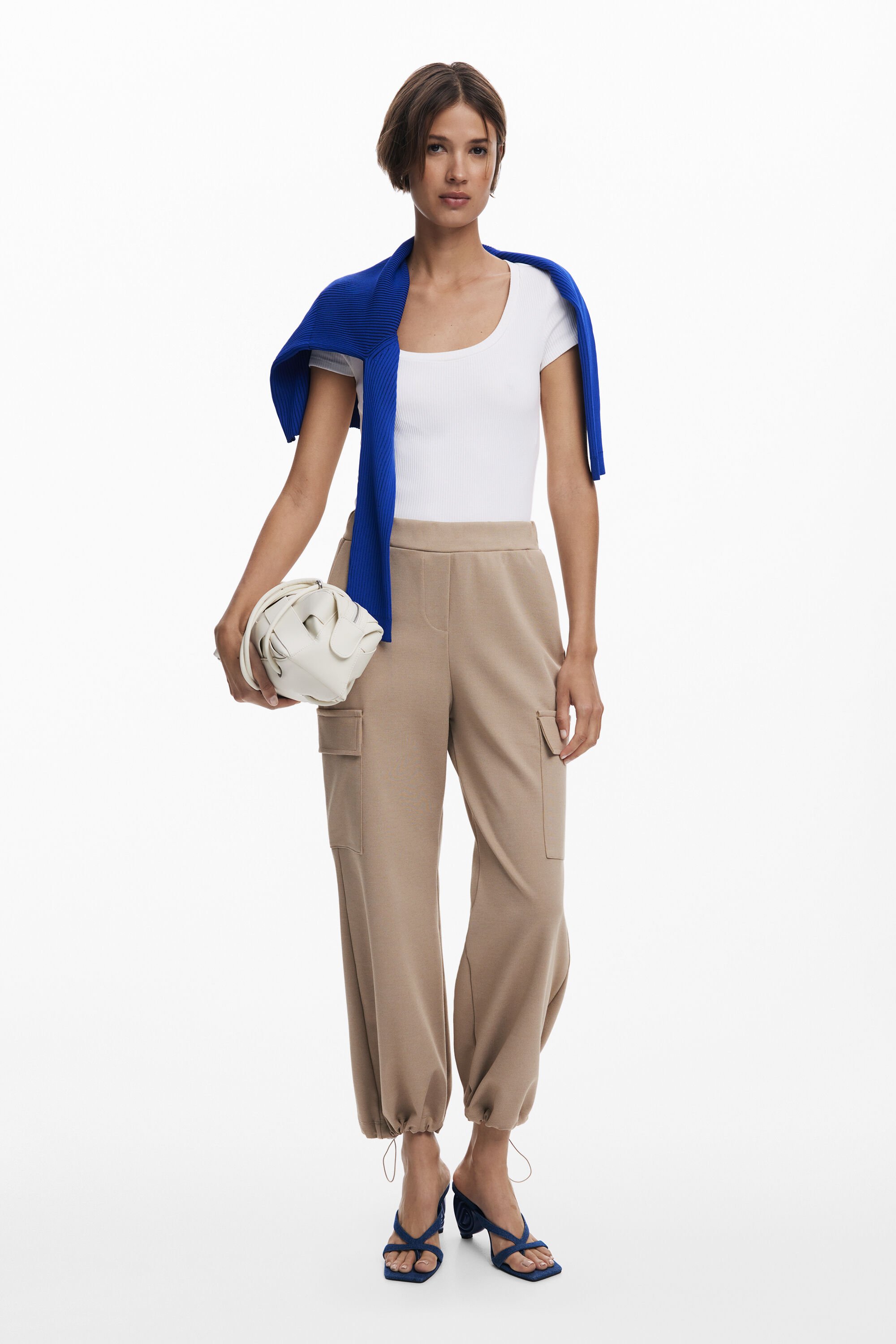 Desigual Gecombineerde cargojumpsuit - BROWN
