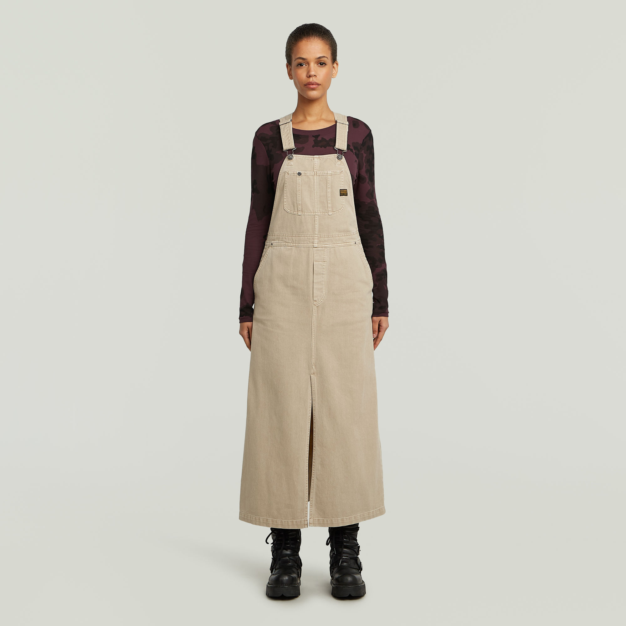 G-Star RAW Tuinbroekjurk - Beige - Dames