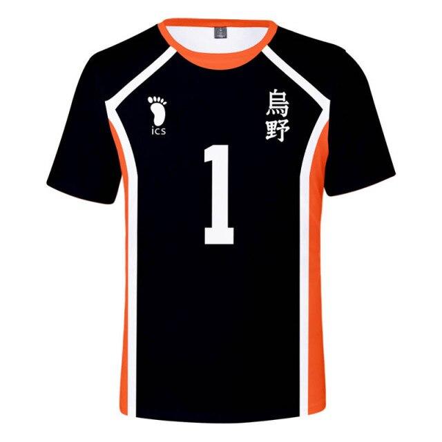 Building Toys Nieuwe Anime Haikyuu Cosplay Kostuum Hinata Shoyo 3d T-Shirt Karasuno High School Volleybal Tops Kageyama Tobio Tiener Sweatshirt XS
