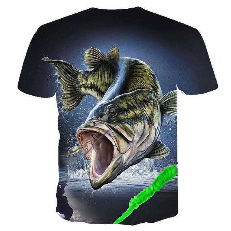ETST WENDY 3D Vis Gedrukte T-shirt voor Mannen Zomer mannen Karpervissen Grappige T-shirt Vrouwen Kids Mannelijke Oversized Korte mouw Tops Tees 100-6XL 3XL