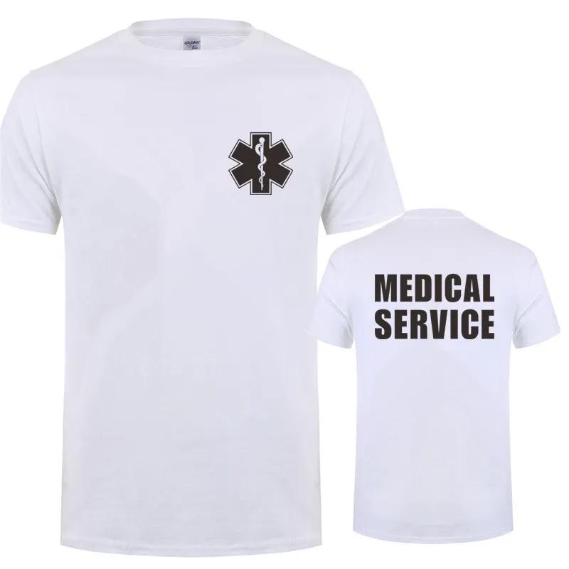 Baibao QIQI EMT Paramedicus Medische Hulpdiensten T-shirt Mannen Casual T-shirt Korte Mouw Mans Cool Tops XXS-6XL M