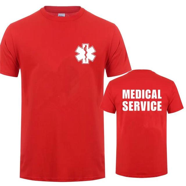 Baibao QIQI EMT Paramedicus Medische Hulpdiensten T-shirt Mannen Casual T-shirt Korte Mouw Mans Cool Tops XXS-6XL XL
