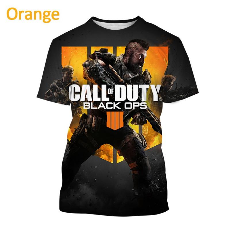 Baibao QIQI Game Call of Duty 3D Print T-shirts Black Ops Koude Oorlog Grafische T-shirt voor Mannen Mode Harajuku Straat hip Hop Korte Mouw L