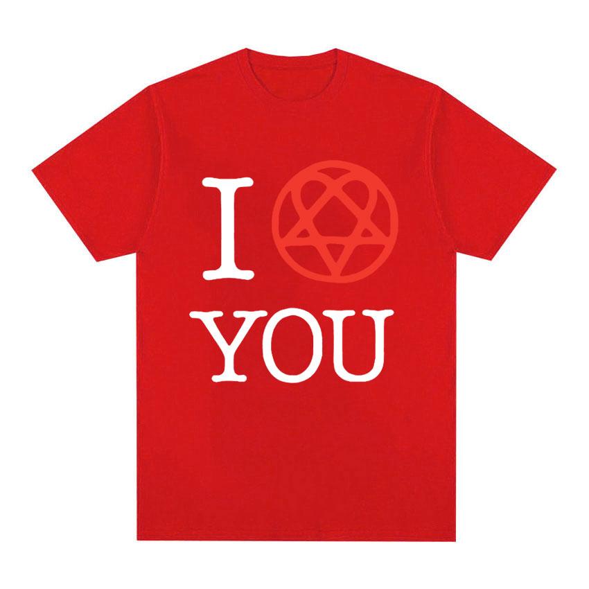 Nihao Ken Carson I Love You Vernietigen Eenzaam Heartagram Opium Grafische Print Tee Shirt Mannen Vrouwen Casual Gezellige Katoenen T-shirts met Korte Mouwen 4XL