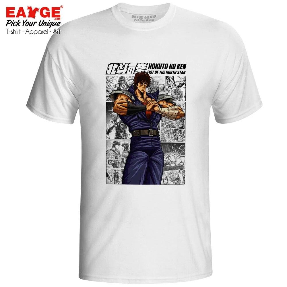 YSM Cotton Tshirt Rei T-shirt Fist of the North Star Design Hokuto no Ken Stijl Merk Fashion T L wit