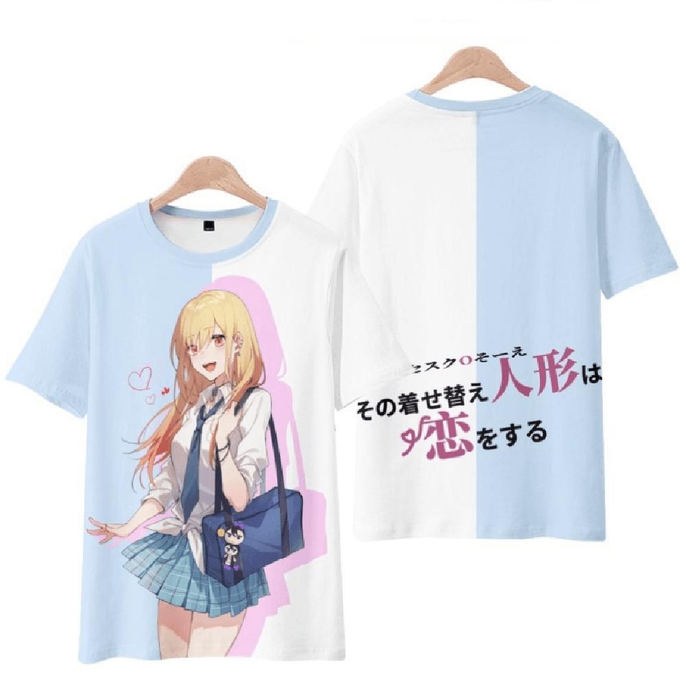 ETST WENDY 05 Anime Manga My Dress Up Darling T-shirts 3D Print Mannen Vrouwen Casual T-shirt Streetwear Oversized Harajuku Kinderen Tops Tees Kleding M