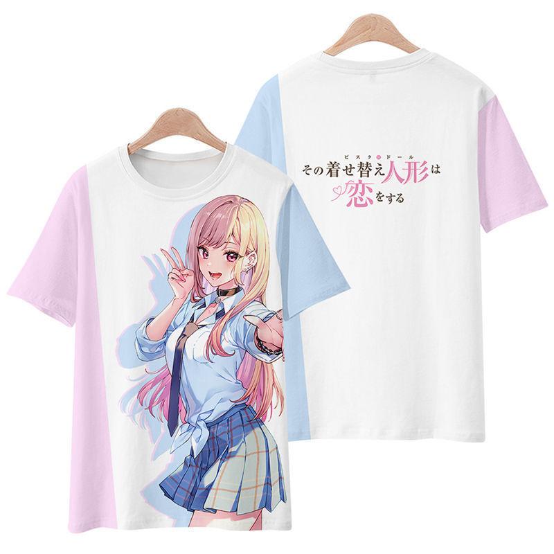 ETST WENDY 05 Anime Manga My Dress Up Darling T-shirts 3D Print Mannen Vrouwen Casual T-shirt Streetwear Oversized Harajuku Kinderen Tops Tees Kleding 2XL