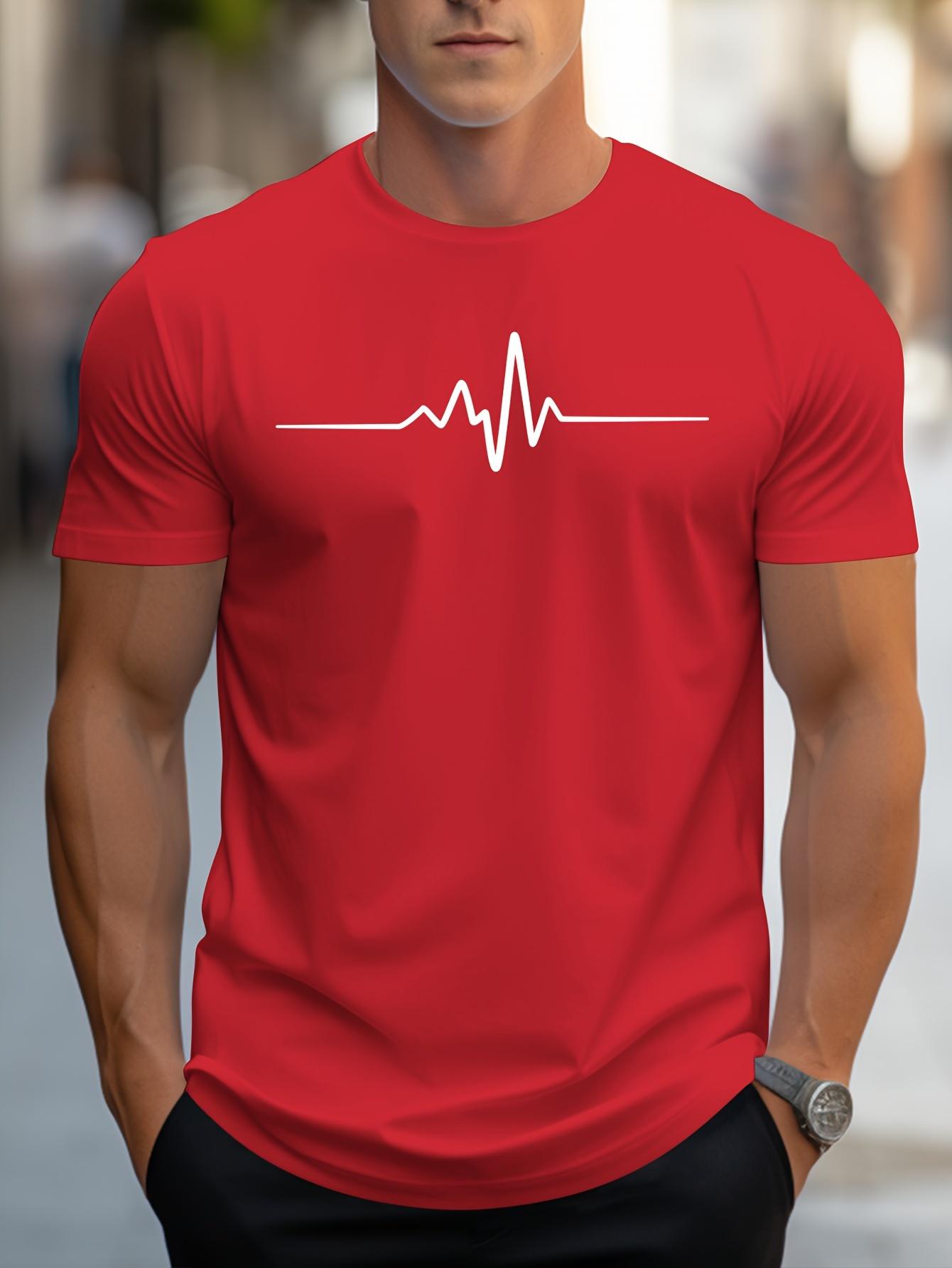 Chaokebang Zomerse losse maat creatief grafisch 3D-geprint heren T-shirt slim fit casual sport ronde hals korte mouwen T-shirt top 3XL