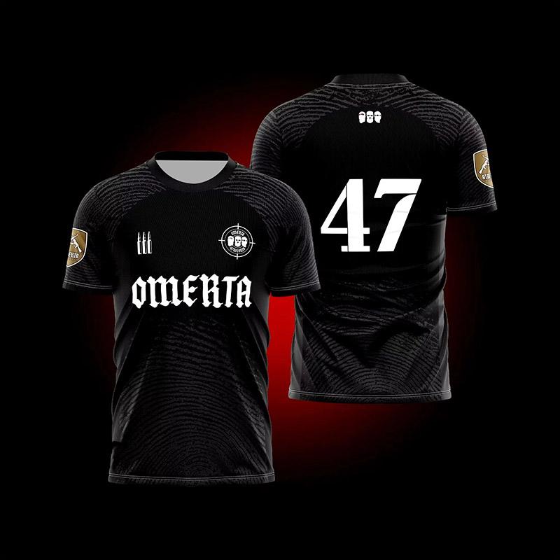 Huiteng Summer 3D printed breathable jersey men's outdoor sportswear casual crew neck short-sleeved T-shirt clothing S