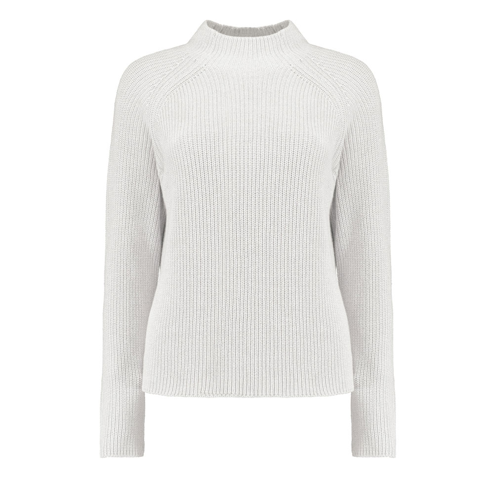 Bloomings Damestrui Mock Neck Grey