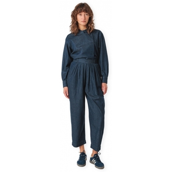 Skfk Jumpsui  Trousers Amatza-Gots - Raw Denim