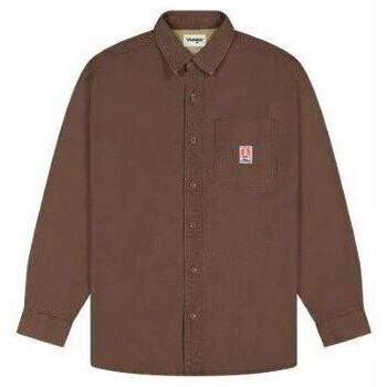Wrangler Overhemd  112371551 CJ 1 PKT SHIRT-PEPPERCORN