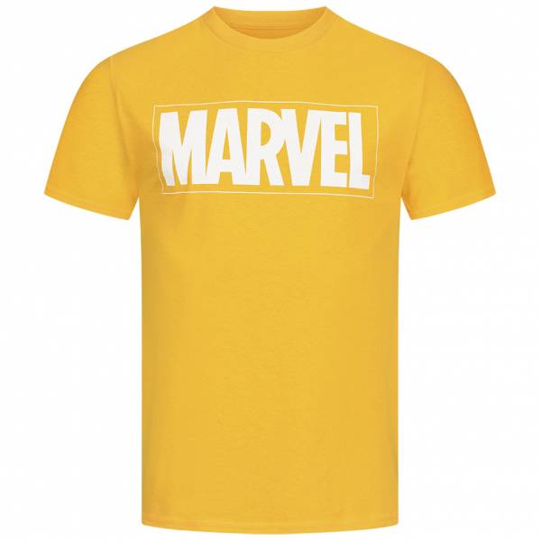 Lizenz MARVEL Text Logo Heren T-shirt FBMTS543GLD