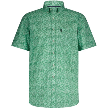 State Of Art Overhemd Lange Mouw  Short Sleeve Overhemd Leafs Groen