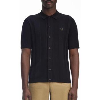 Fred Perry T-shirt  BUTTON THROUGH SS SHIRT