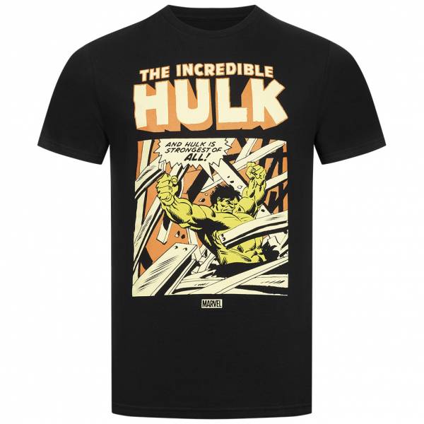 Lizenz Hulk Marvel Rage Heren T-shirt MAMTS039BLK