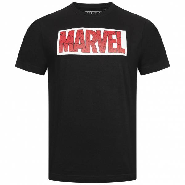 Lizenz Marvel Web Logo Heren T-shirt FBMTS730BLK