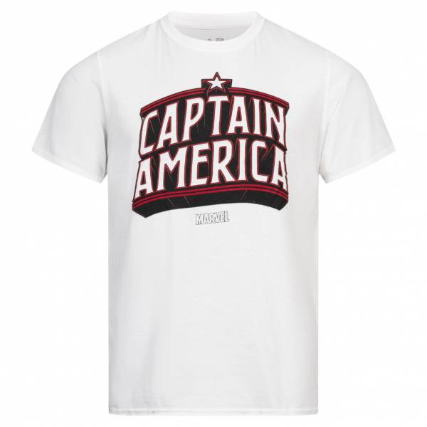 Lizenz Captain America Marvel Archieve Heren T-shirt FCMTS060WHT