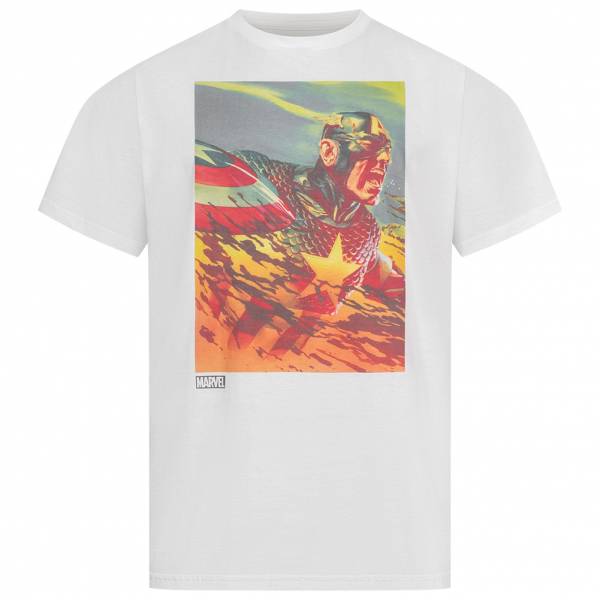 Lizenz Captain America Marvel Heren T-shirt MAMTS092WHT
