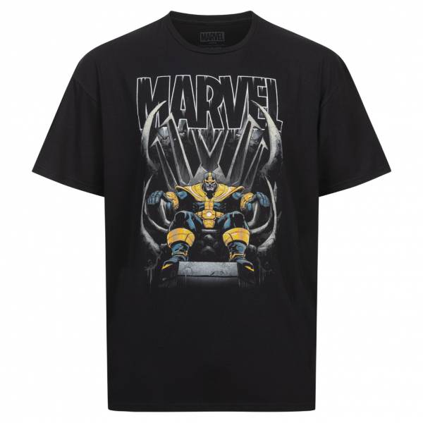 Lizenz Thanos Stance Marvel Throne Heren T-shirt FCMTS072BLK