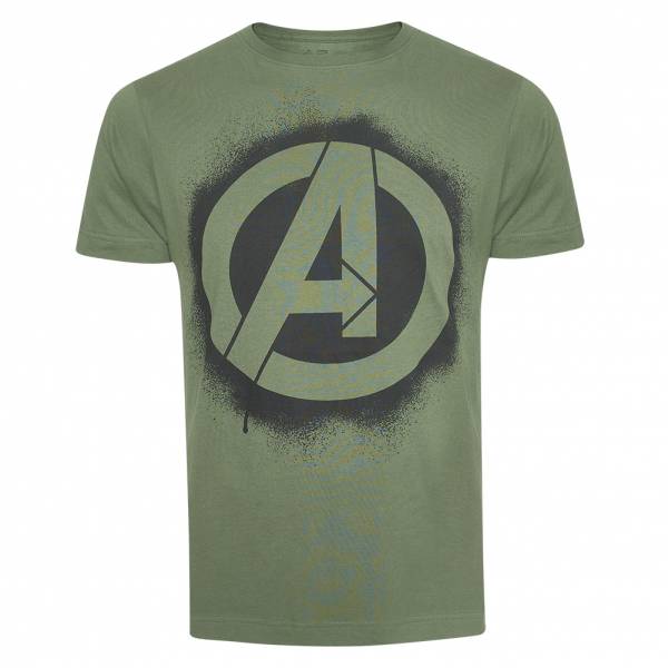 Lizenz AVENGERS Marvel Stencil Logo Heren T-shirt FAMTS954MIL