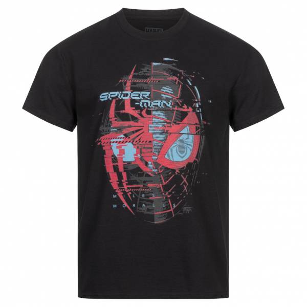 Lizenz Spiderman Glitch Marvel Heren T-shirt MAMTS023BLK