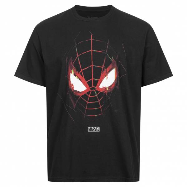 Lizenz Spiderman Miles Morale Marvel Heren T-shirt MAMTS056BLK
