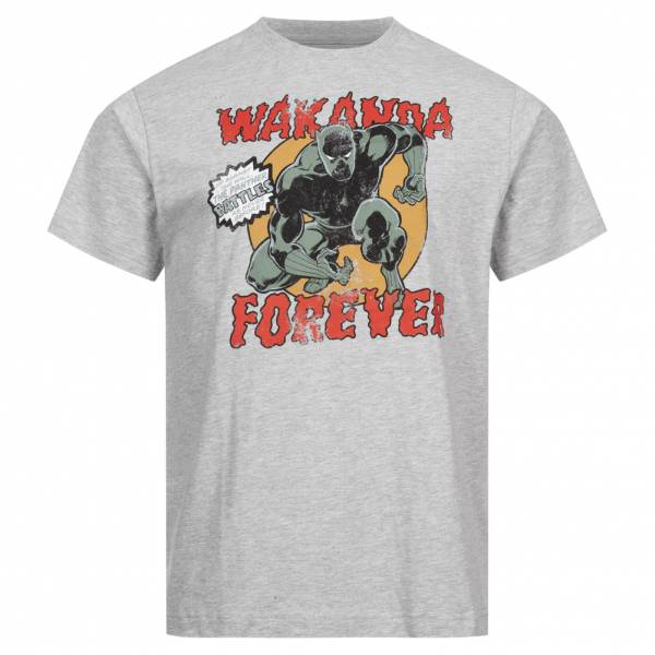 Lizenz Marvel Black Panther Wakanda Forever Heren T-shirt FBMTS717SPO