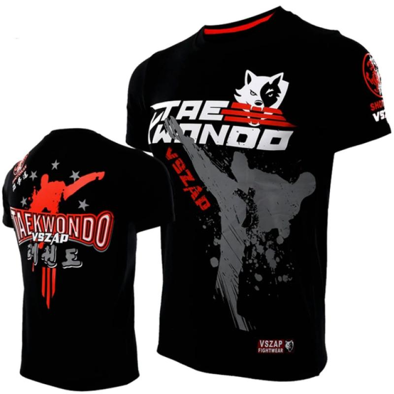 ETST 07 Heren Muay Thai T-shirt Hardlopen Fitness Sport Korte mouw Outdoor Boksen Worstelen Trainingspakken Zomer Ademend Sneldrogend Tops S