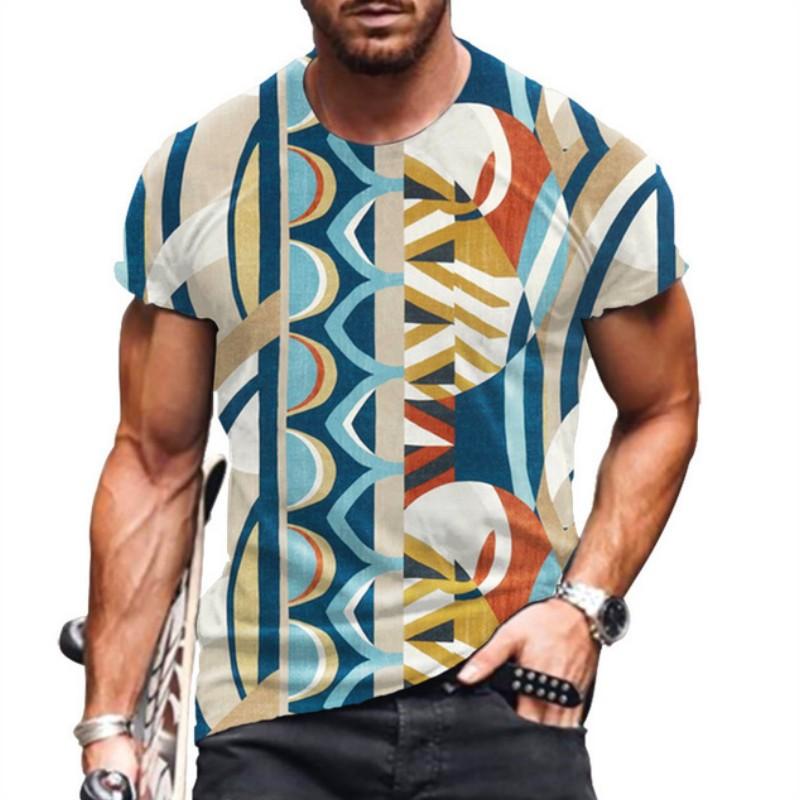 ETST WENDY 05 Mannen T-shirt Mode Kunst Retro Patchwork 3D Print Kleding Zomer Harajuku Y2K Tee Hip Hop Korte Mouw Oversize streetwear 6XL L