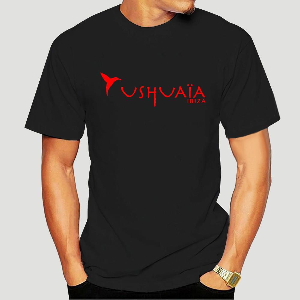FT T Shirts Plus Size Ushuaia Ibiza Tanz Spanje Disco Space Techno Dj Heren T-shirts Harajuku Katoenen Tops M